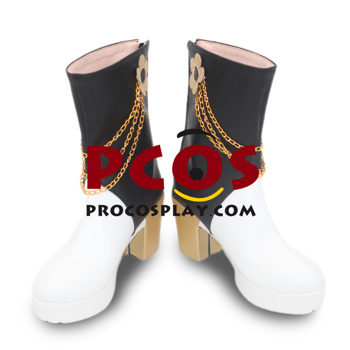 Picture of KPop Demon Hunters HUNTR/X Mira Black Golden Cosplay Shoes C09550