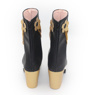 Picture of KPop Demon Hunters HUNTR/X Mira Black Golden Cosplay Shoes C09550