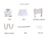 Picture of Zoey White Cosplay Costume Budget-friendly Version C09547E
