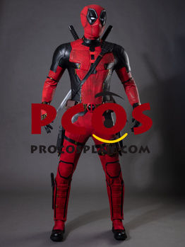 Picture of Ready to Ship Deadpool 3 Deadpool & Wolverine Wade Wilson Deadpool Cosplay Costume C09387 High-End Distressed Version 113 Chart