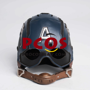 Picture of Infinity War Captain America Steve Rogers Cosplay Helmet Pleather Version C09530
