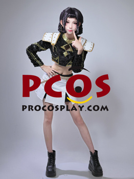 Picture of Zoey Black Golden Cosplay Costume C09566