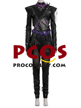 Picture of Rumi Black PLeather Cosplay Costume C09587