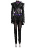 Picture of Rumi Black PLeather Cosplay Costume C09587