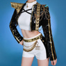 Picture of Rumi Black Golden Cosplay Costume Budget-friendly Version C09546E