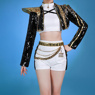 Picture of Rumi Black Golden Cosplay Costume Budget-friendly Version C09546E