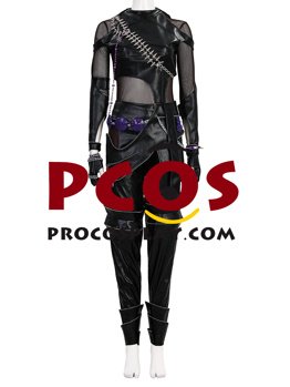 Picture of Zoey Black Pleather Cosplay Costume C09590