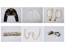 Picture of Zoey Black Golden Cosplay Costume Budget-friendly Version For Kids C09544E