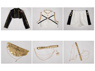 Picture of Rumi Black Golden Cosplay Costume Budget-friendly Version For Kids C09546E