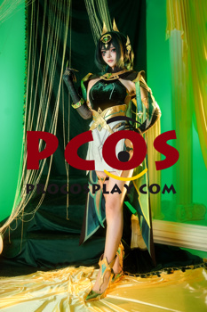 Picture of Game Genshin Impact Nefer Cosplay Costume C09730 Pleather Velvet Version