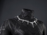 Picture of Ready to Ship Black Panther 2018 T'Challa Cosplay Costume C09222S Extreme Version