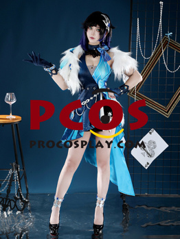 Picture of Genshin Impact Yelan Game Skin Cosplay Costume C09764