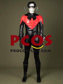 Picture of Comic Nightwing Dick Grayson Cosplay Costume Red Muscle Version C09806
