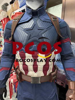 Picture of PRESALE Endgame Captain America Steve Rogers Cosplay Costume Retro Version C09815S