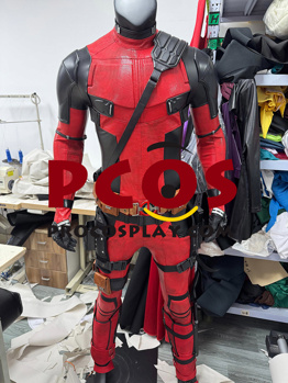 Picture of PRESALE Deadpool 2 Wade Wilson Cosplay Costume Distressed Version C09852S