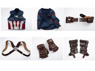 Picture of Endgame Captain America Steve Rogers Cosplay Costume Retro Version C09815S