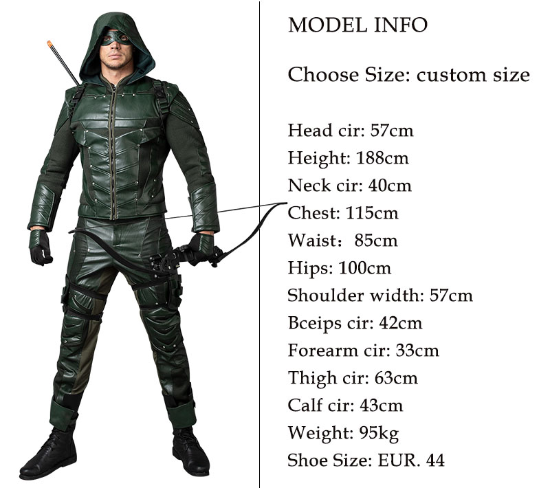 Buy Mens Green Arrow Inspired Leather Jacket