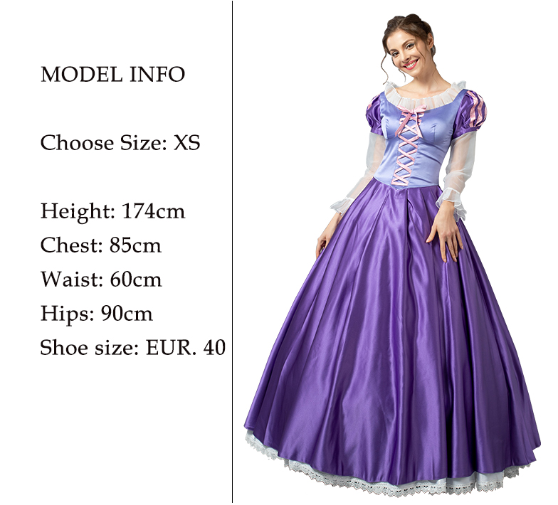 Tangled Princesse Raiponce Cosplay Robe mp003880